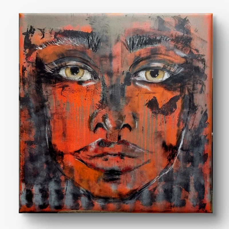 Body starts to move, Acryl, 100x100 cm, 
Preis: CHF 800.00
